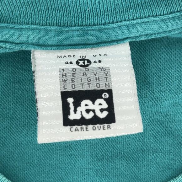 Vintage Eureka Springs Shirt Mens XL Green Arkansas Scenic Graphic Lee USA 90s - Picture 10 of 11